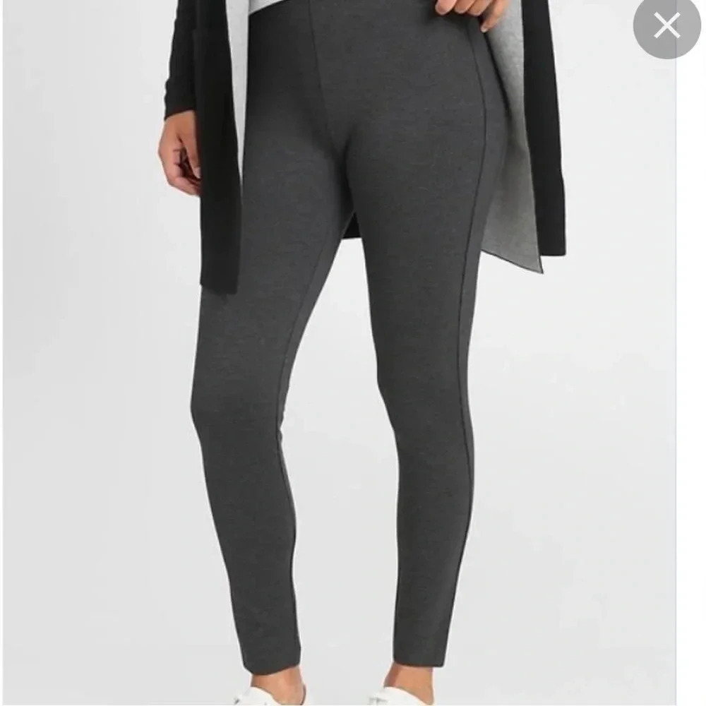 Banana republic leggings size small dark gray rayon blend